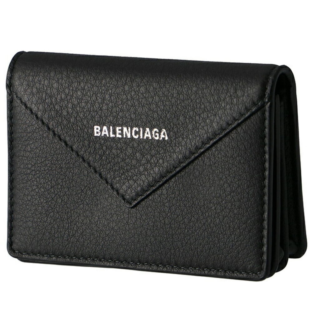 Balenciaga Paper Card Case Business Card Holder Black
